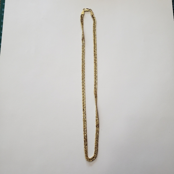 Gold tone 925 sterling silver Chain Necklace - Picture 4 of 11